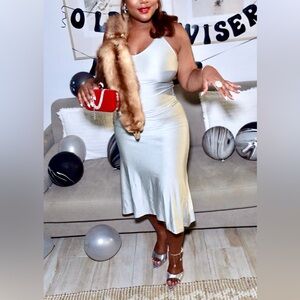 1940’s Authentic Arctic Mink Ombré Brown Pelt Stole Wrap Scarf